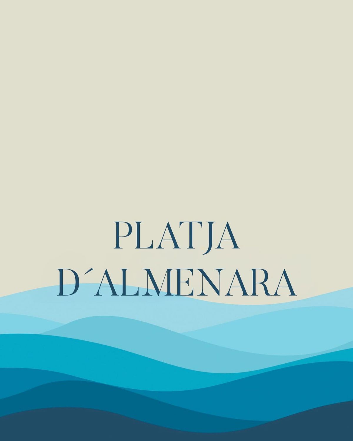 Vista aèria de la platja d'Almenara, motiu de la plataforma ciutadana
