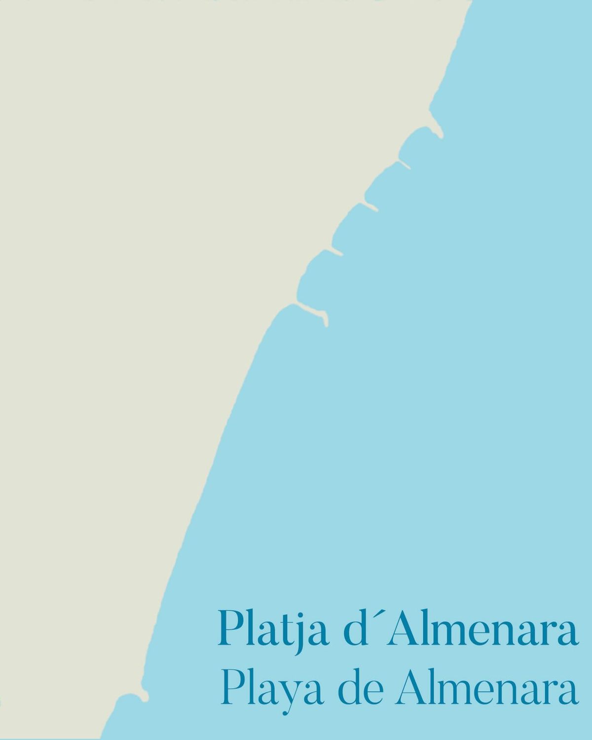 Imatge de la platja que dóna sentit al moviment ciutadà